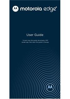 Motorola Edge Plus - 2023 manual. Smartphone Instructions.